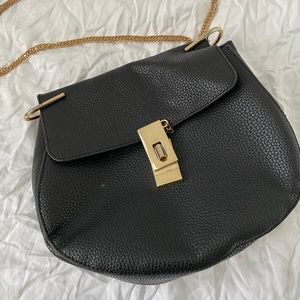 Black Crossbody Chain Bag